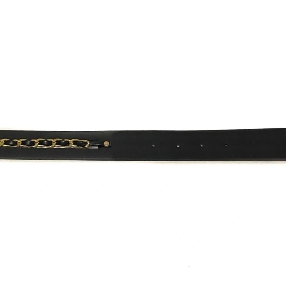JUICY COUTURE Black Gold Chain Belt NWT